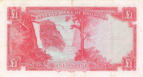 1 Pound Rhodesien 1964 p25a
